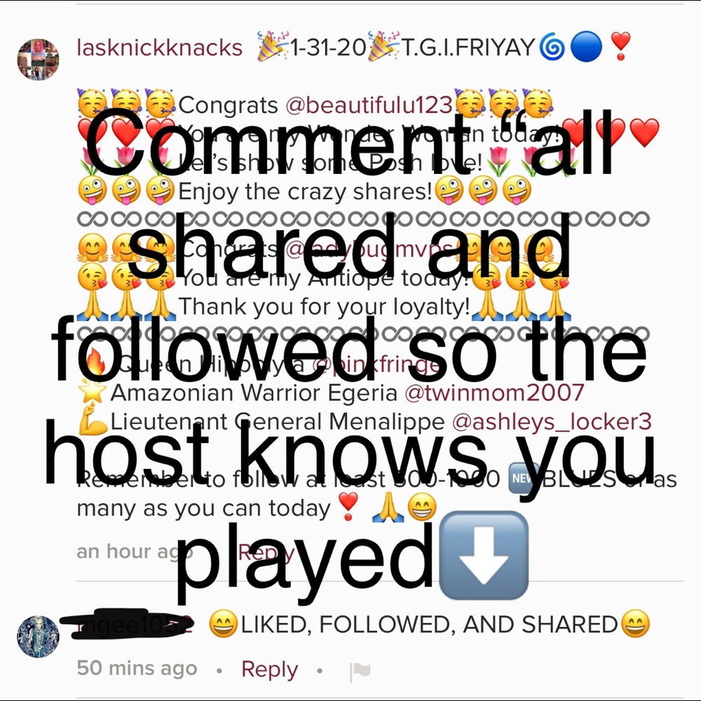 HOW TO PLAY A SHARE/FOLLOW GAME - Picture 6 of 6